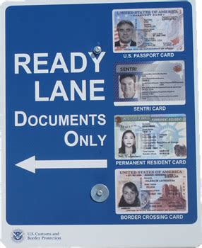 passports with rfid chips ready lane|us customs ready lanes.